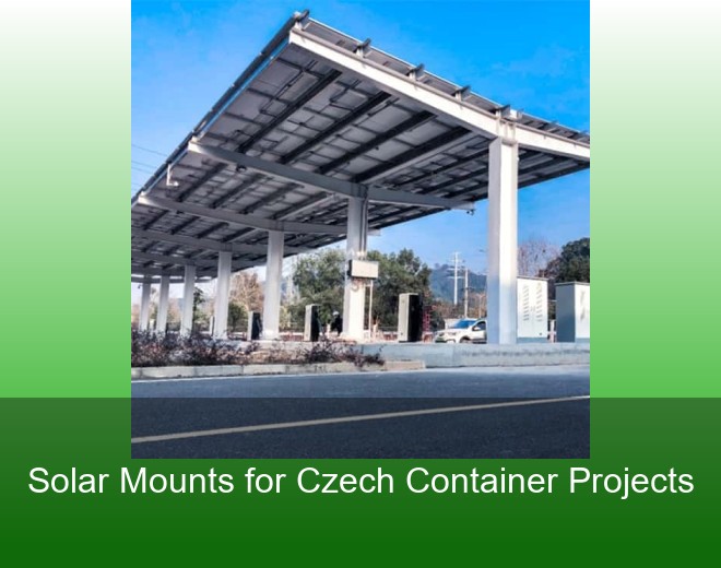 Solar Mounts for Czech Container Projects